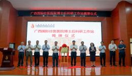 广西国际壮医医院博士后科研工作站揭牌成立