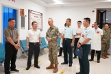南宁市良庆区区长邢义波到广西国际壮医医院指导秋季征兵体检工作